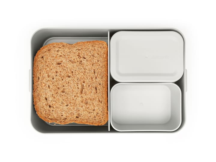 Make & Take bento matlåda stor 2 L, Ljusgrå Brabantia