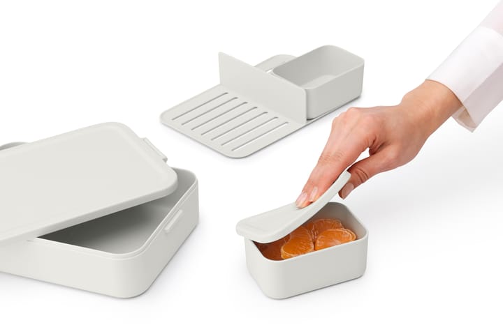 Make & Take bento matlåda stor 2 L, Ljusgrå Brabantia