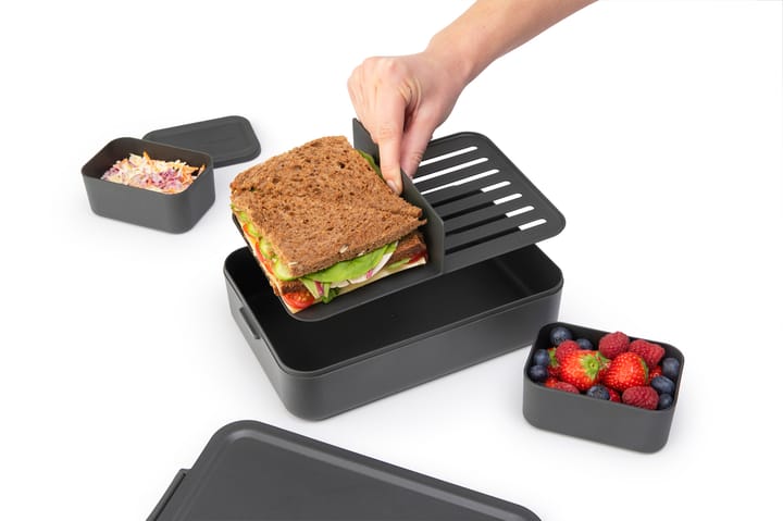 Make & Take bento matlåda stor 2 L, Mörkgrå Brabantia