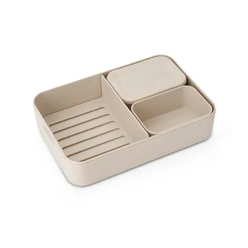Make & Take bento matlåda stor 2 L - Soft Beige - Brabantia