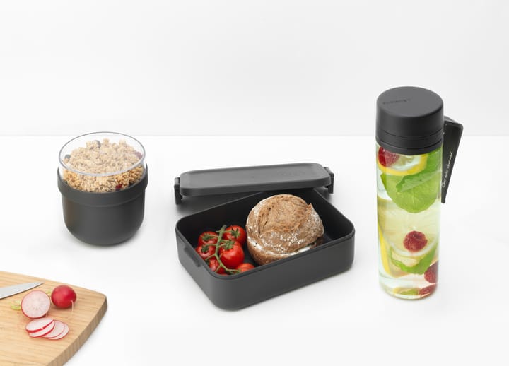 Make & Take frukost och lunch Set 3 delar, Mörkgrå Brabantia