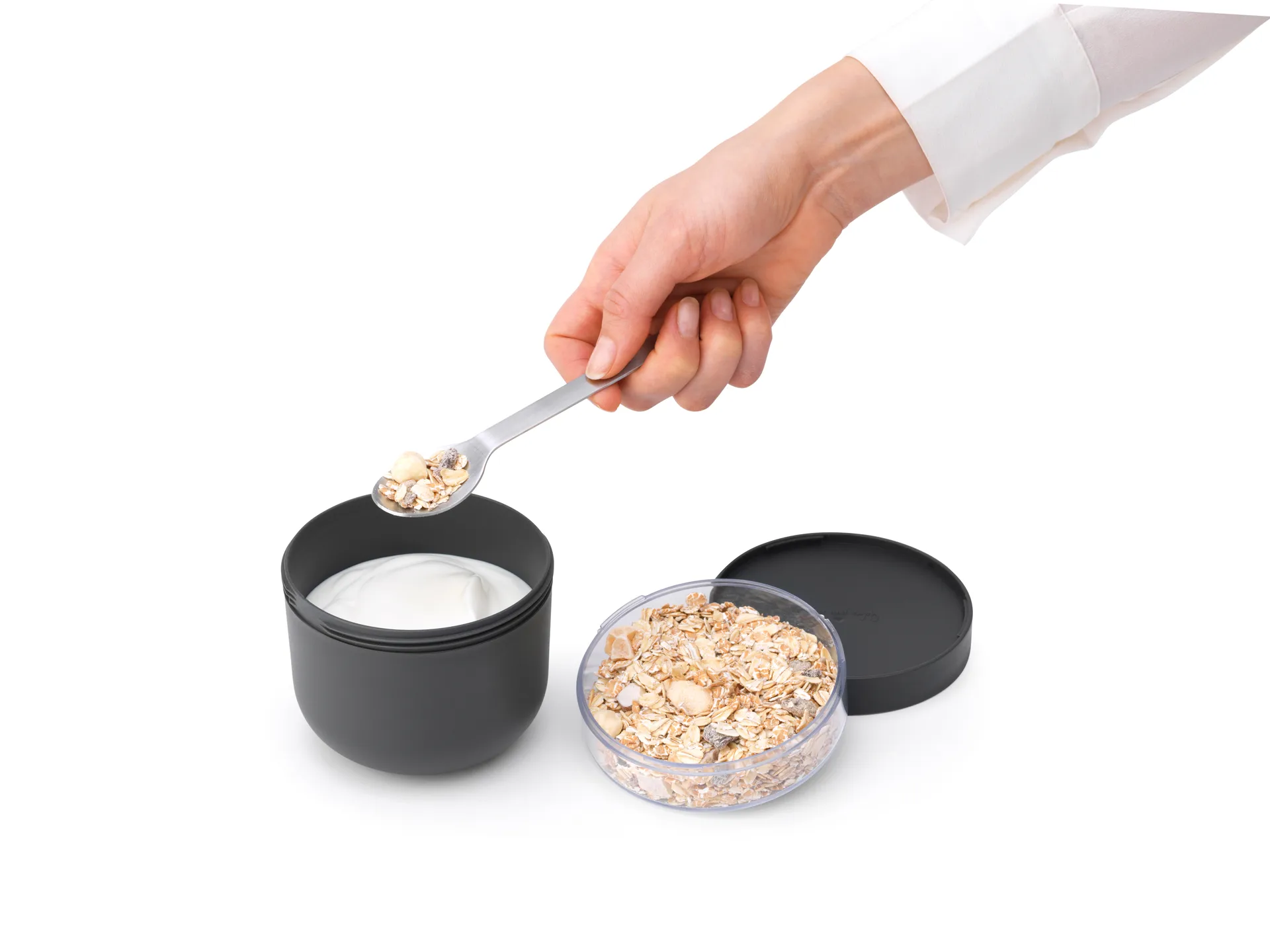 Make & Take frukostskål 0,5 L, Mörkgrå Brabantia