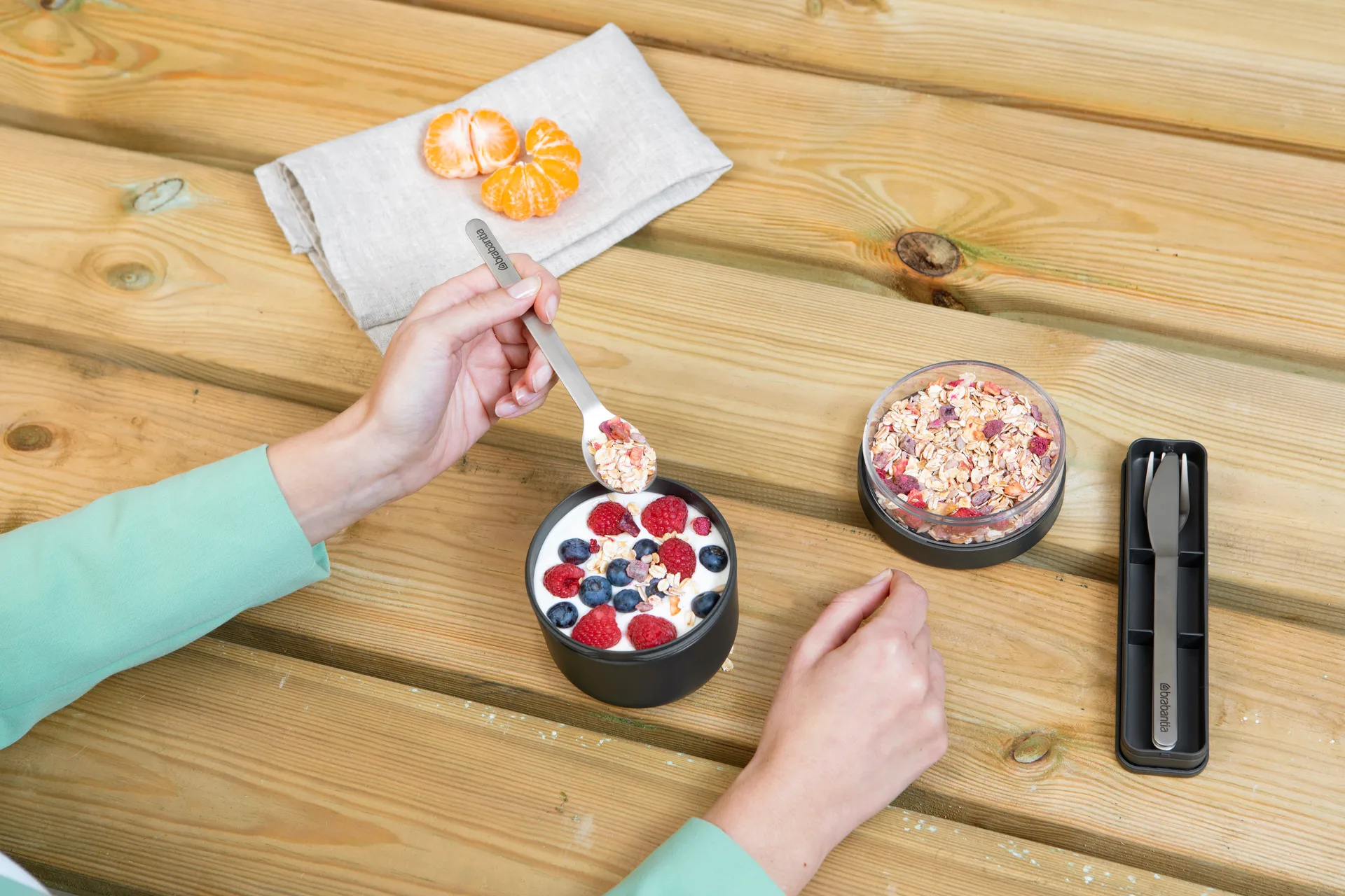 Make & Take frukostskål 0,5 L, Mörkgrå Brabantia