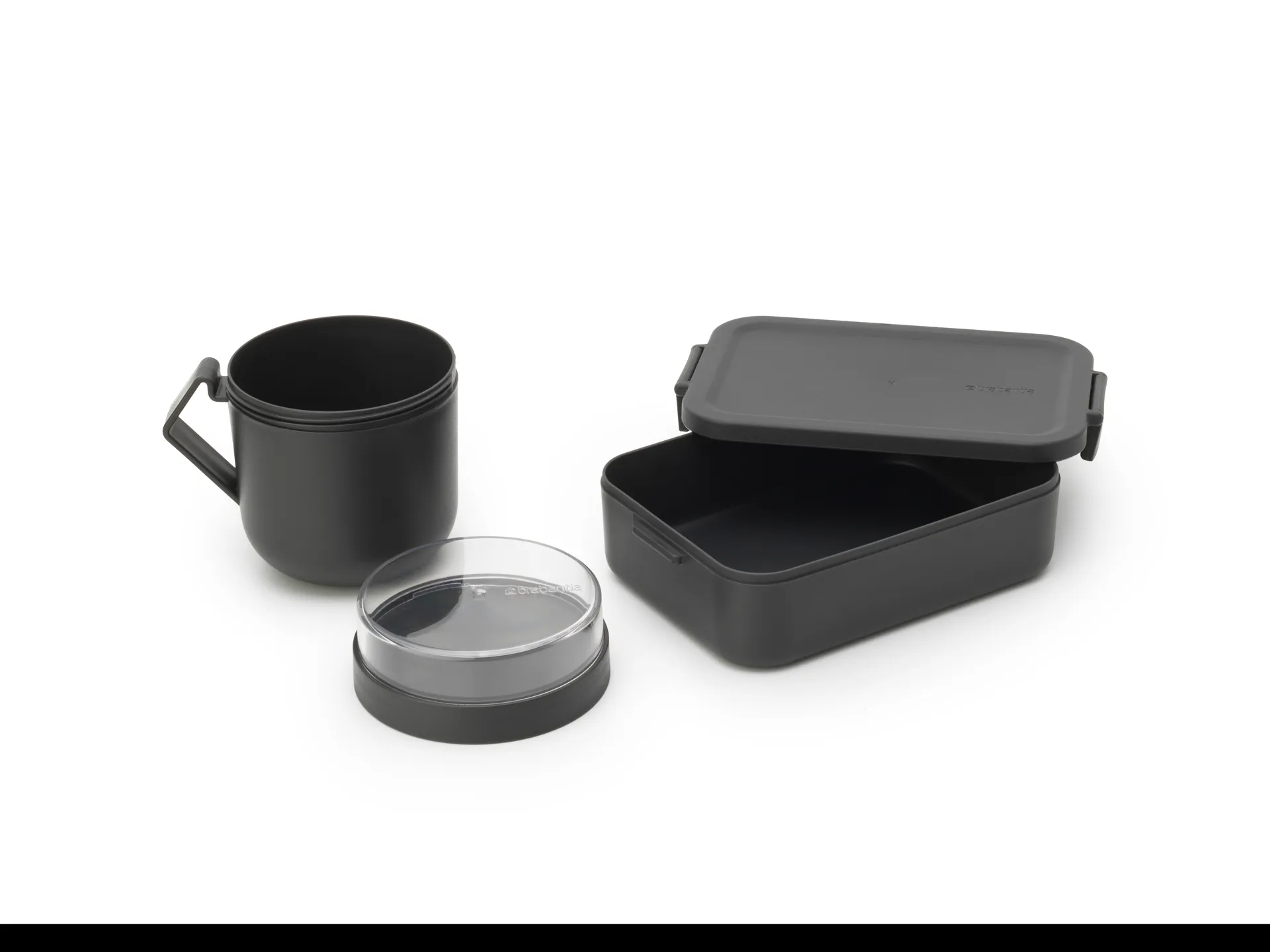 Make & Take lunchset 2 delar, Mörkgrå Brabantia