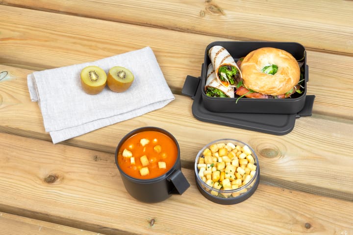 Make & Take lunchset 2 delar, Mörkgrå Brabantia