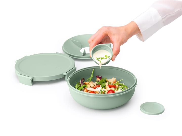 Make & Take salladsskål, 1,3 L, Jade Green Brabantia