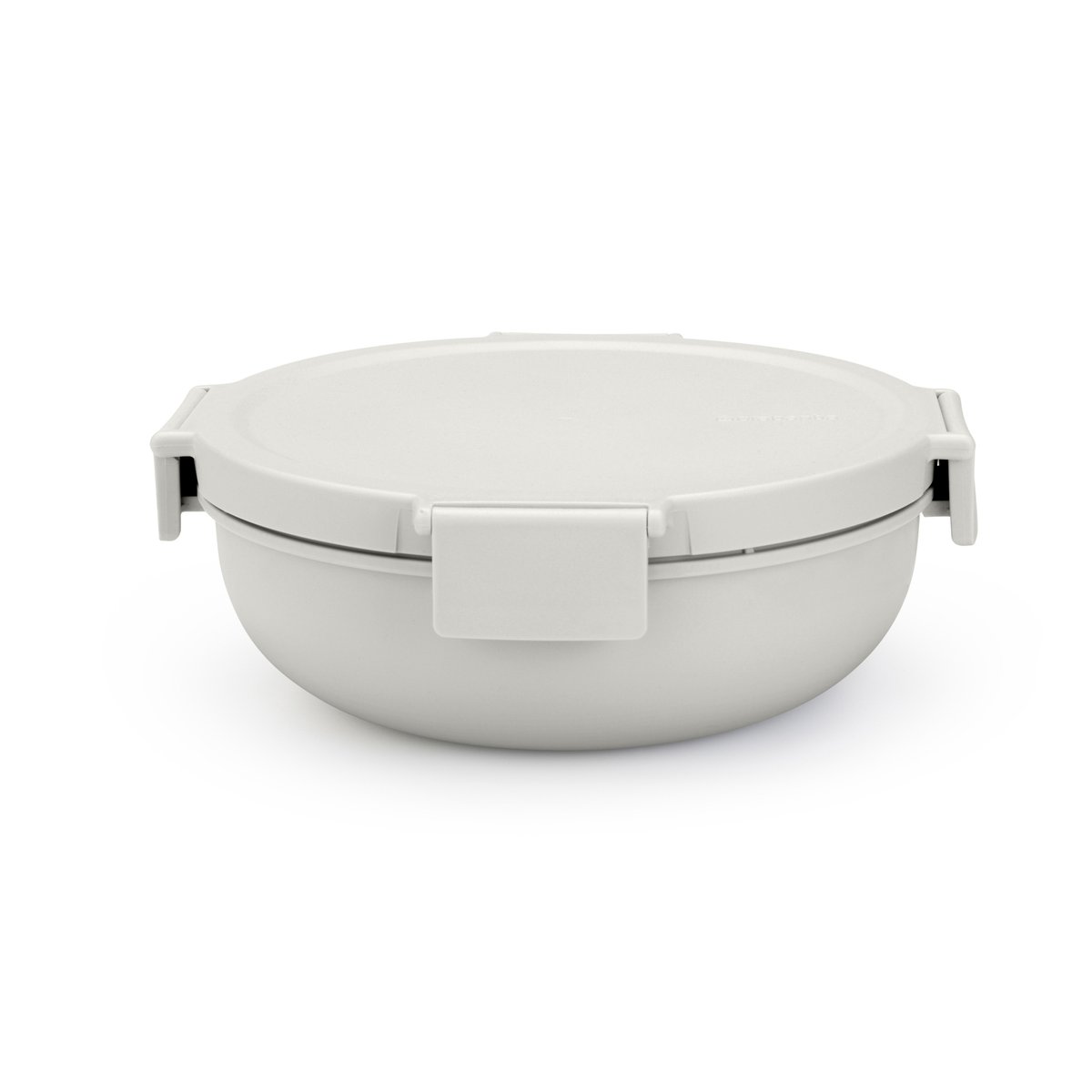 Brabantia Make & Take salladsskål, 1,3 L Ljusgrå | Skandinavisk Design | Matlådor | Grå