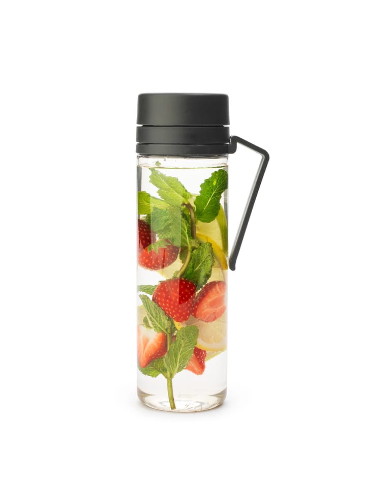 Make & Take vattenflaska med sil 0,5 L, Mörkgrå Brabantia