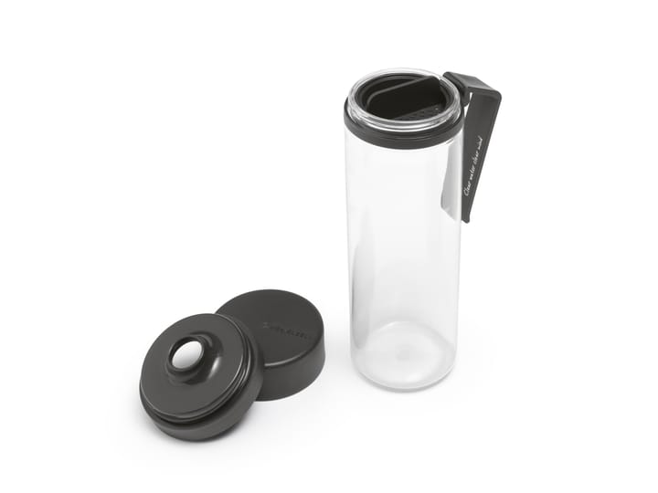 Make & Take vattenflaska med sil 0,5 L, Mörkgrå Brabantia
