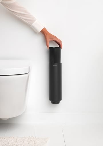 MindSet Toalettborste med Hållare - Mineral Infinite Grey, silikon - Brabantia
