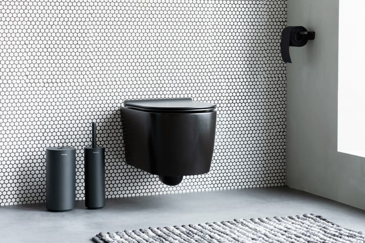 MindSet Toalettborste med Hållare - Mineral Infinite Grey, silikon - Brabantia
