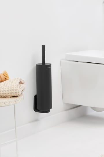 MindSet Toalettborste med Hållare - Mineral Infinite Grey, silikon - Brabantia