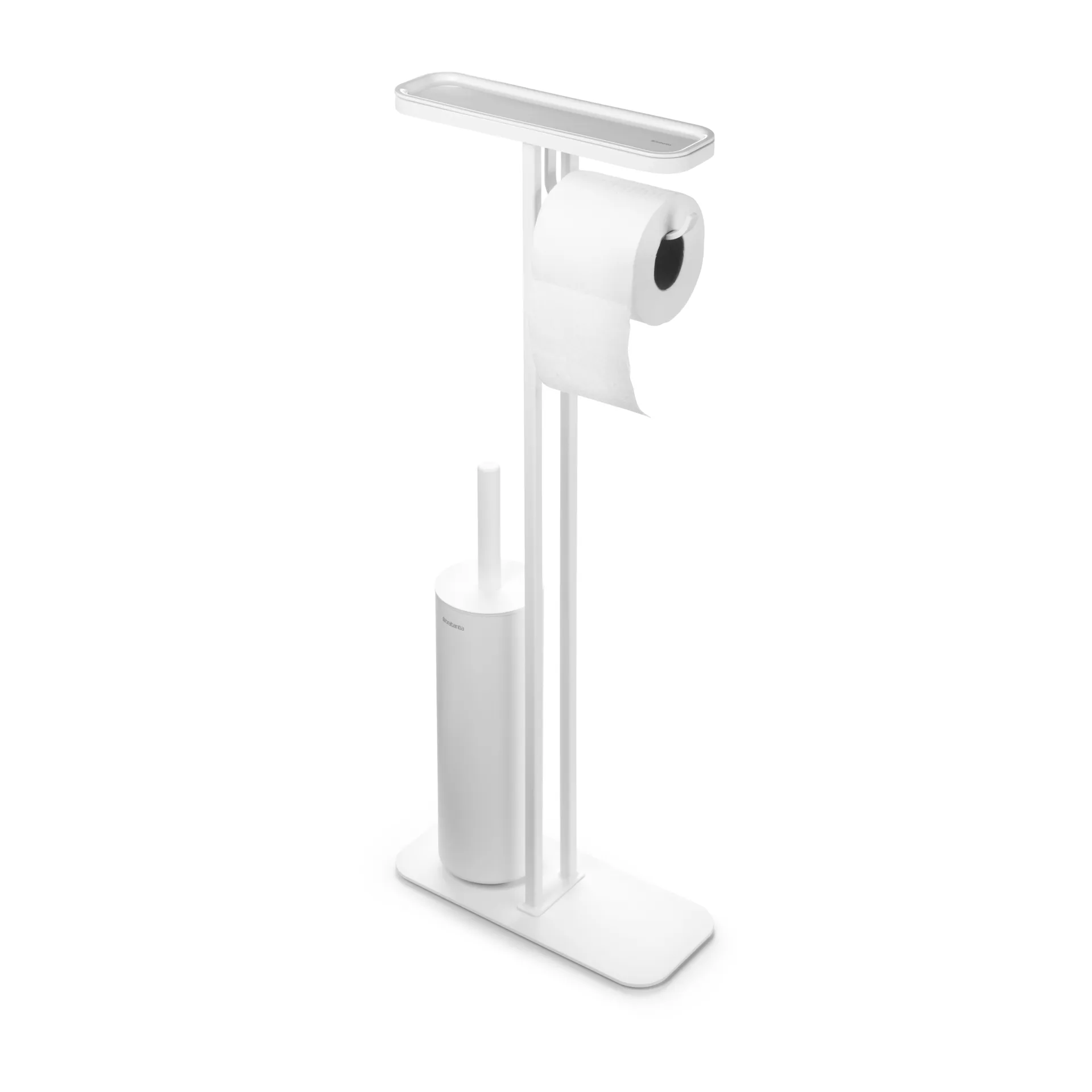 MindSet Toalettbutler, Mineral Fresh White, silikon Brabantia