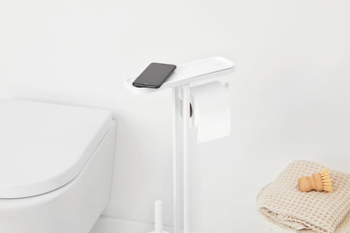 MindSet Toalettbutler, Mineral Fresh White, silikon Brabantia
