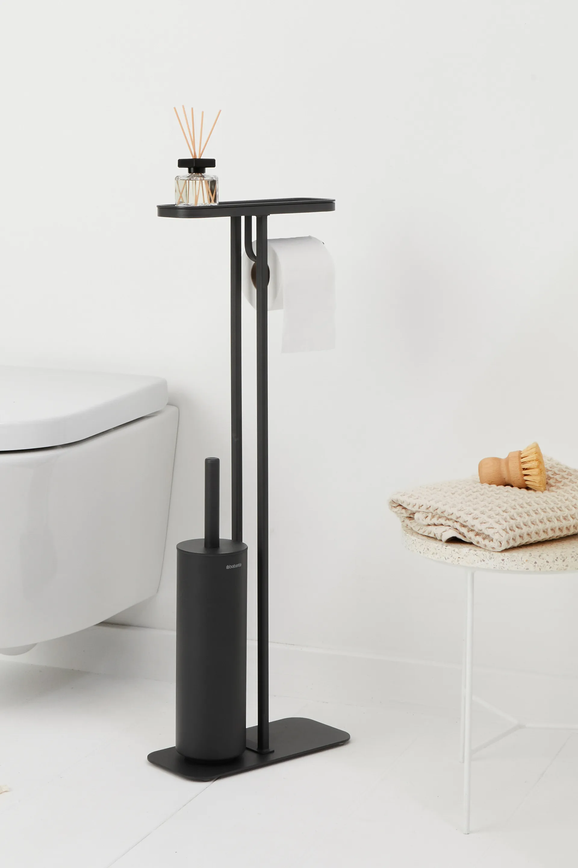 MindSet Toalettbutler, Mineral Infinite Grey, silikon Brabantia