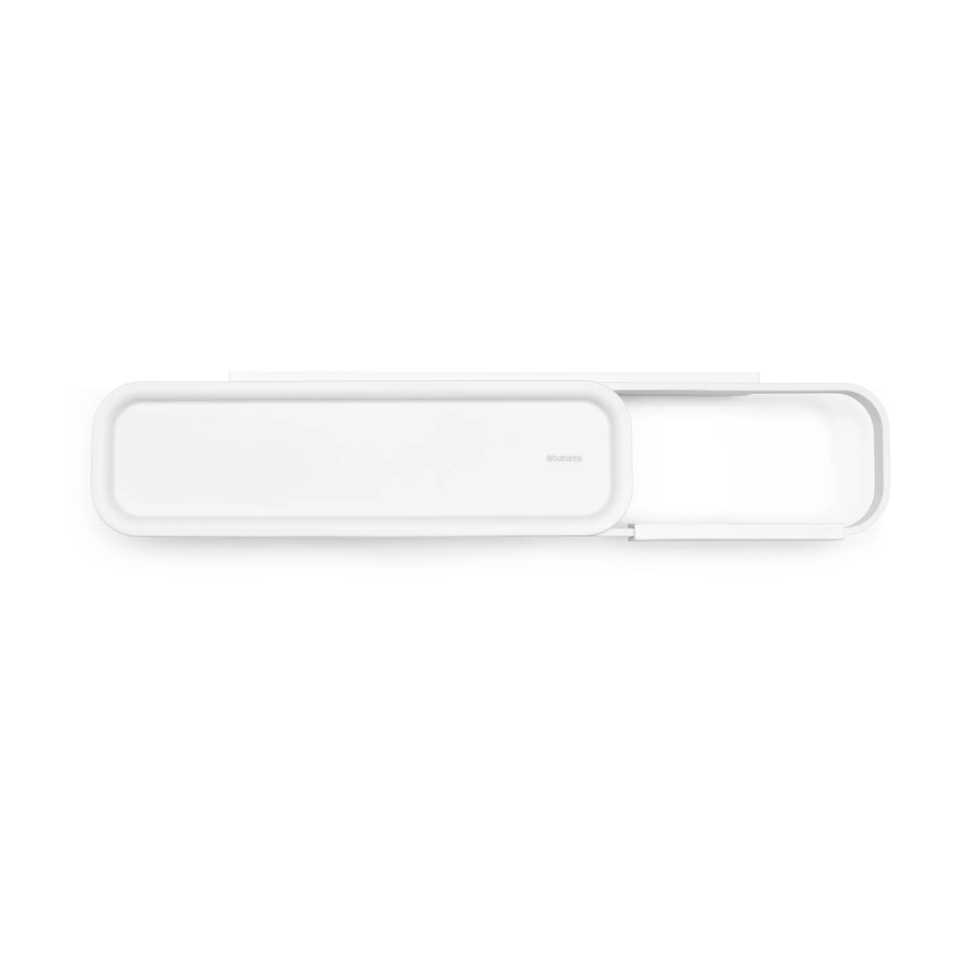 MindSet Toalettpappershållare med Hylla, Mineral Fresh White Brabantia