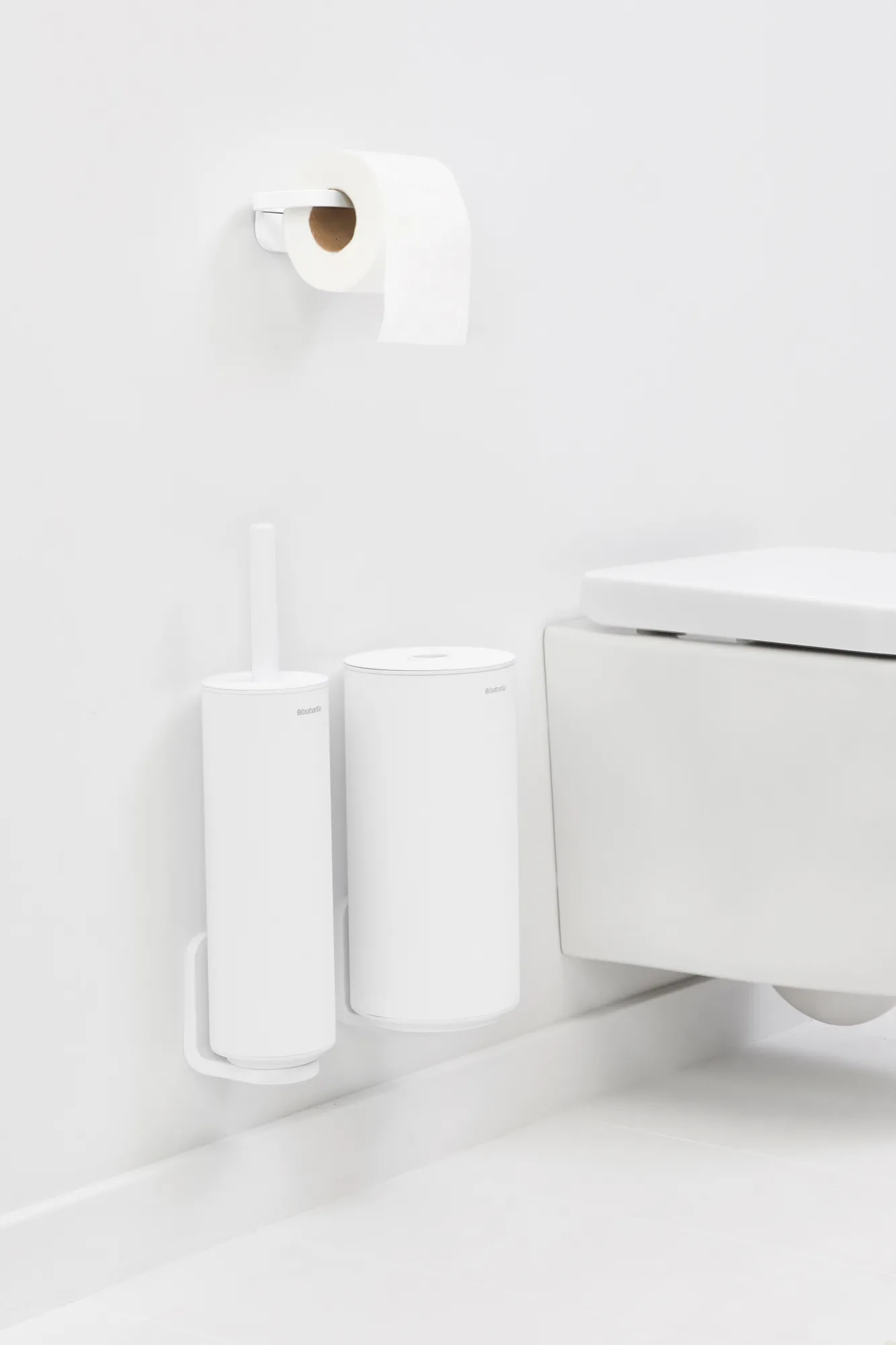 Mindset Toalettset 3 delar, Mineral Fresh White Brabantia