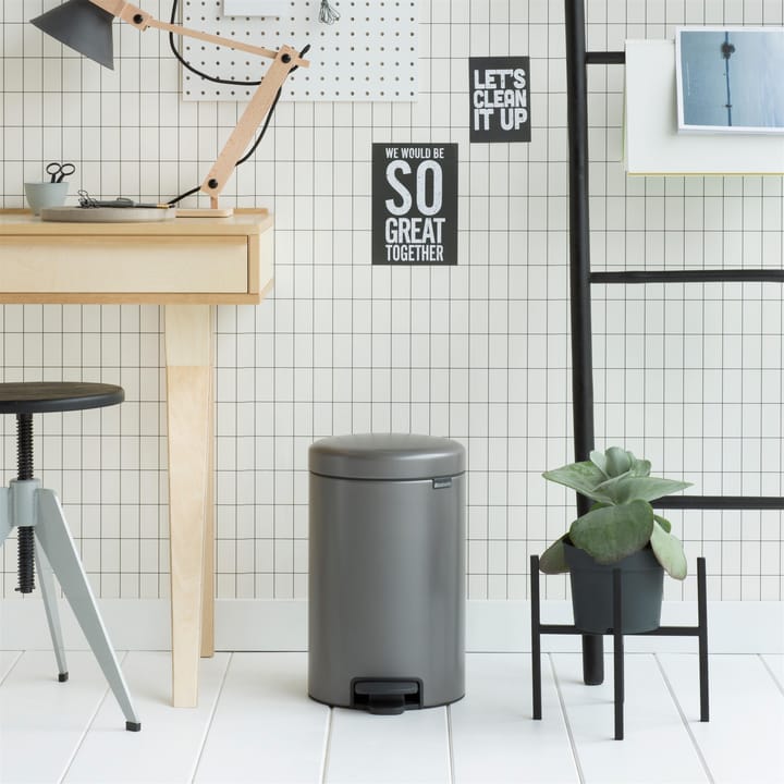 New Icon pedalhink 12 liter, platinum Brabantia
