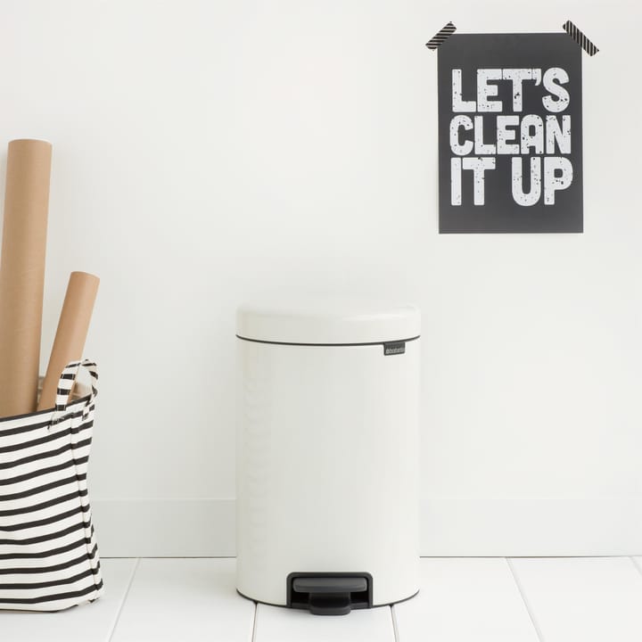 New Icon pedalhink 12 liter, white (vit) Brabantia