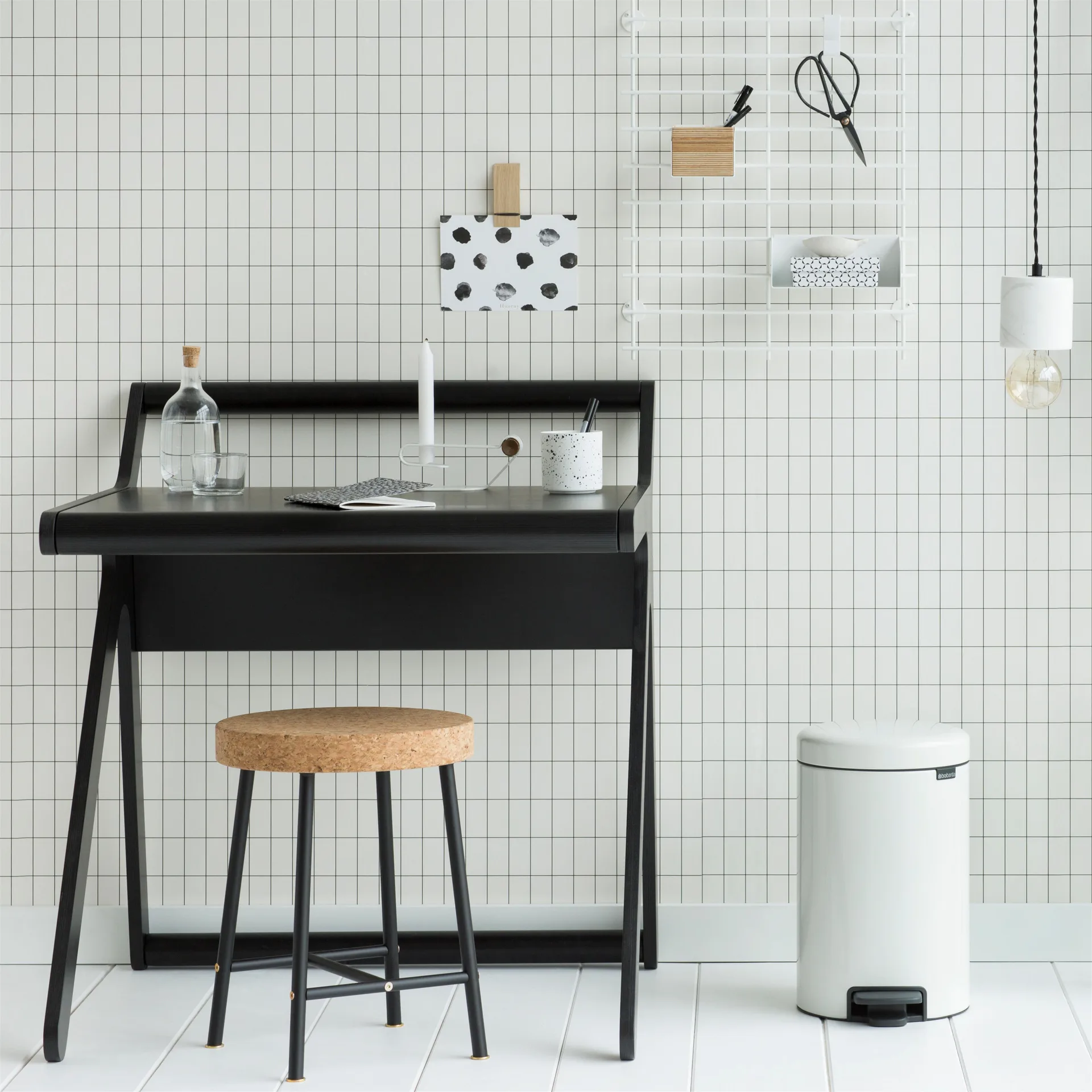 New Icon pedalhink 12 liter, white (vit) Brabantia