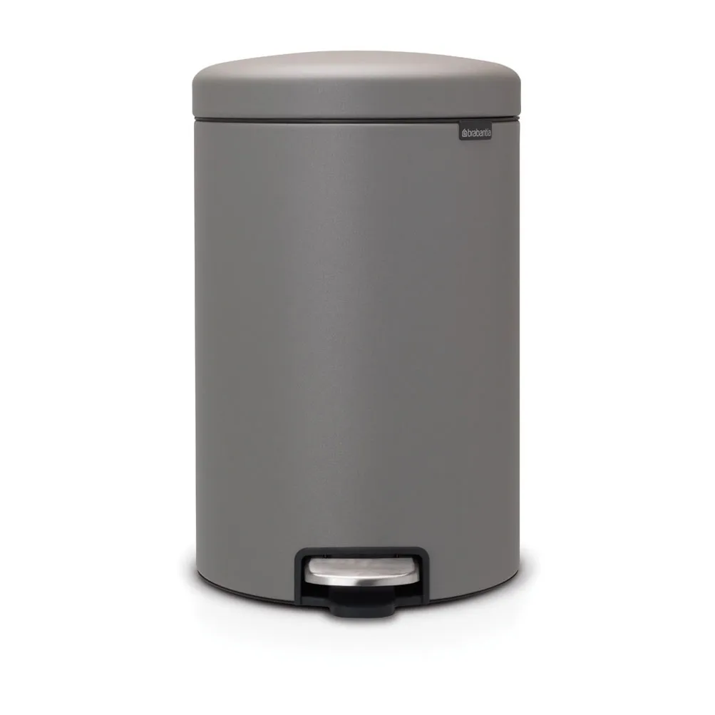 Brabantia New Icon pedalhink 20 liter Mineral concrete grey