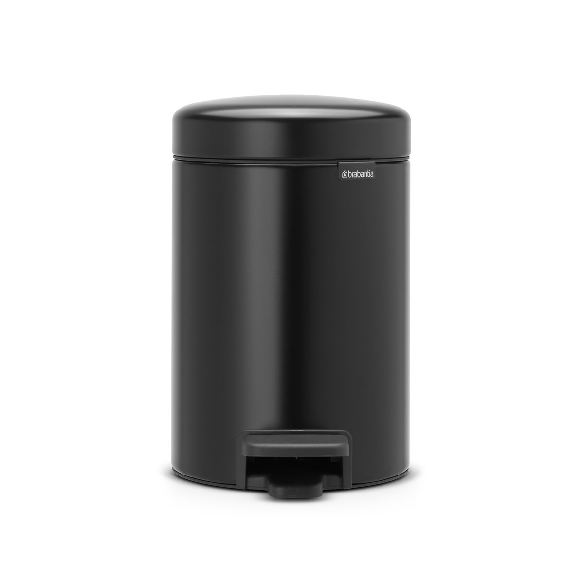 Brabantia New Icon pedalhink 3 liter matt black (svart)