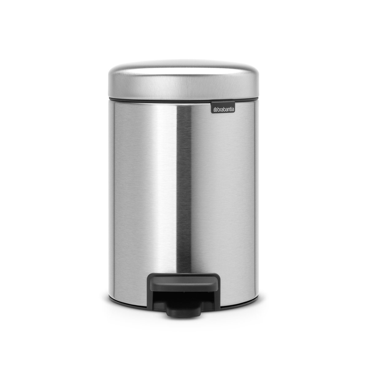 Brabantia New Icon pedalhink 3 liter matt steel | Skandinavisk Design | Pedalhinkar | Silverfärgad