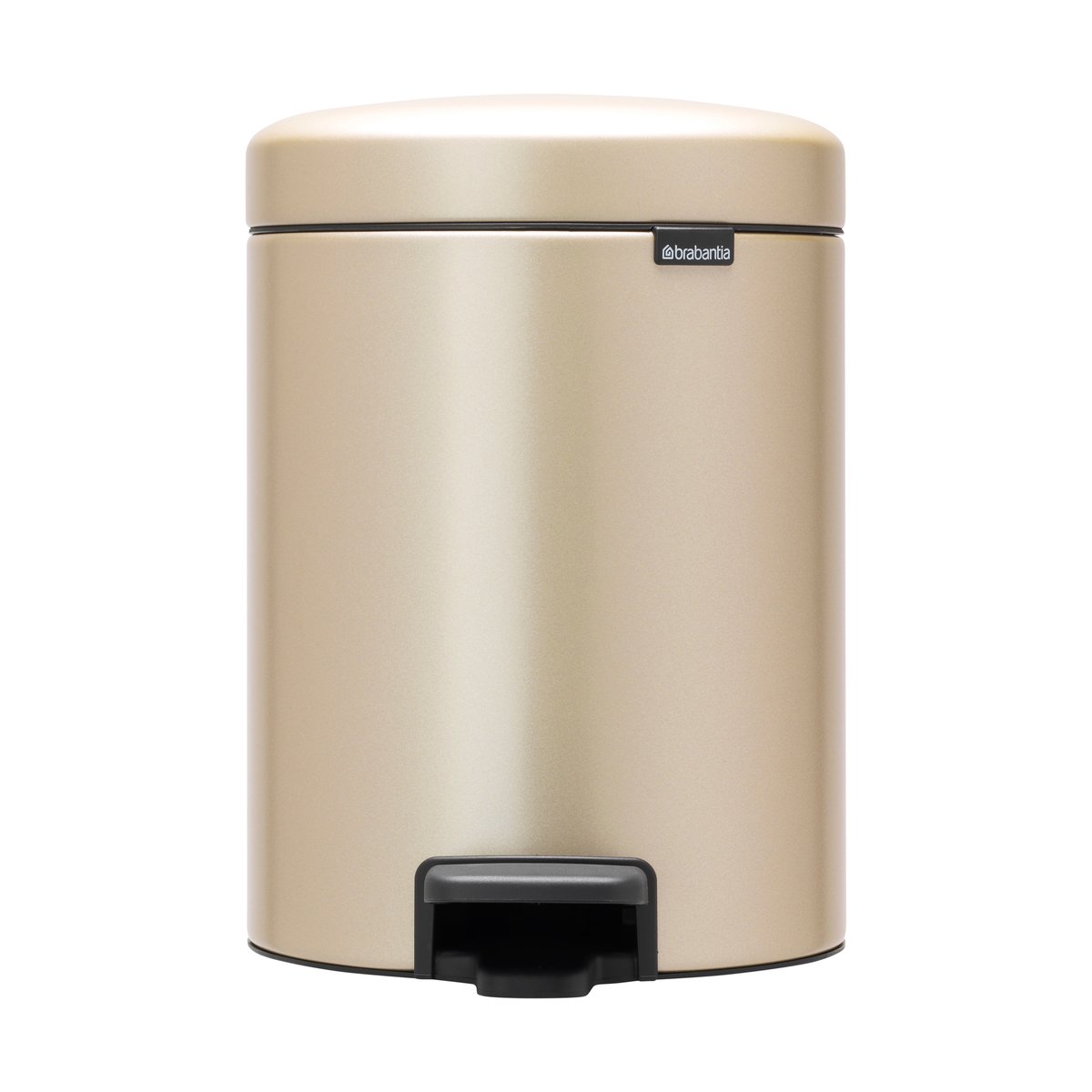 Brabantia New Icon pedalhink 5 liter Metallic Gold | Skandinavisk Design | Pedalhinkar | Beige