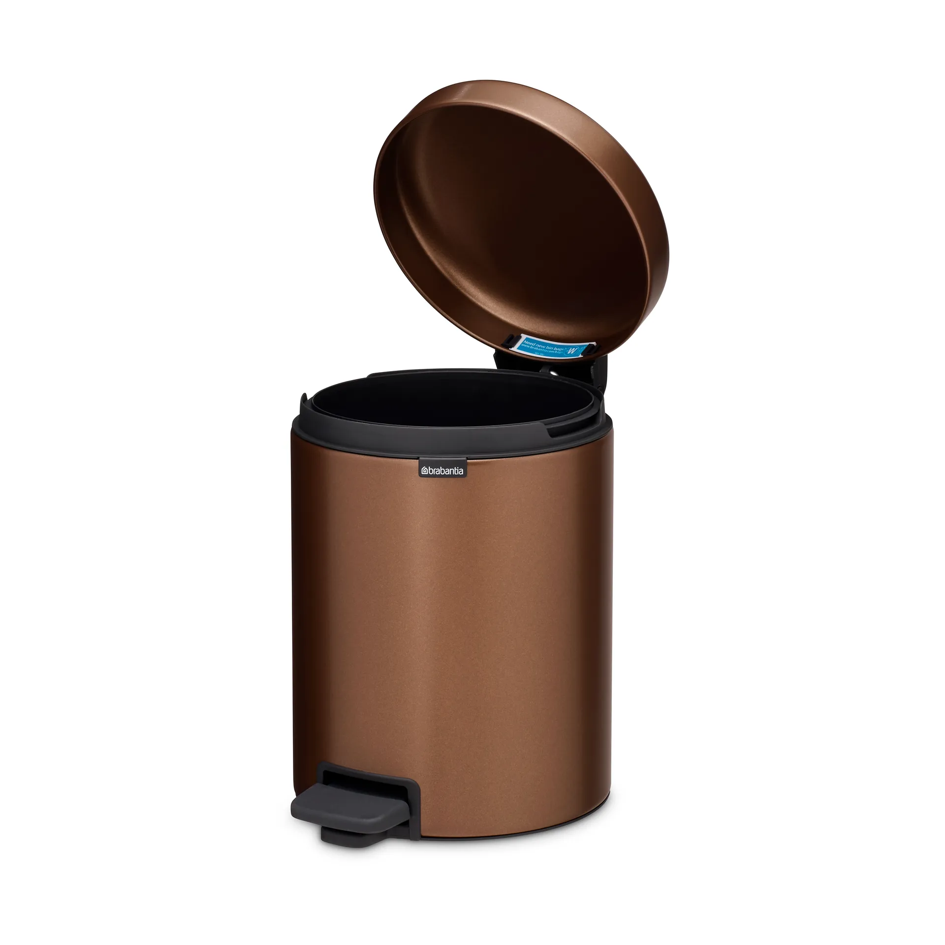 New Icon pedalhink 5 liter, Warm bronze Brabantia