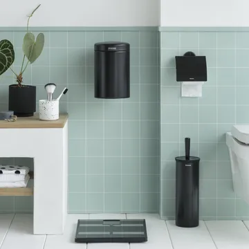 New Icon vägghink 3 liter - matt svart - Brabantia