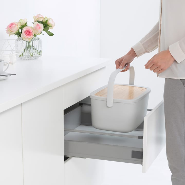 Nic brödlåda, Ljusgrå Brabantia