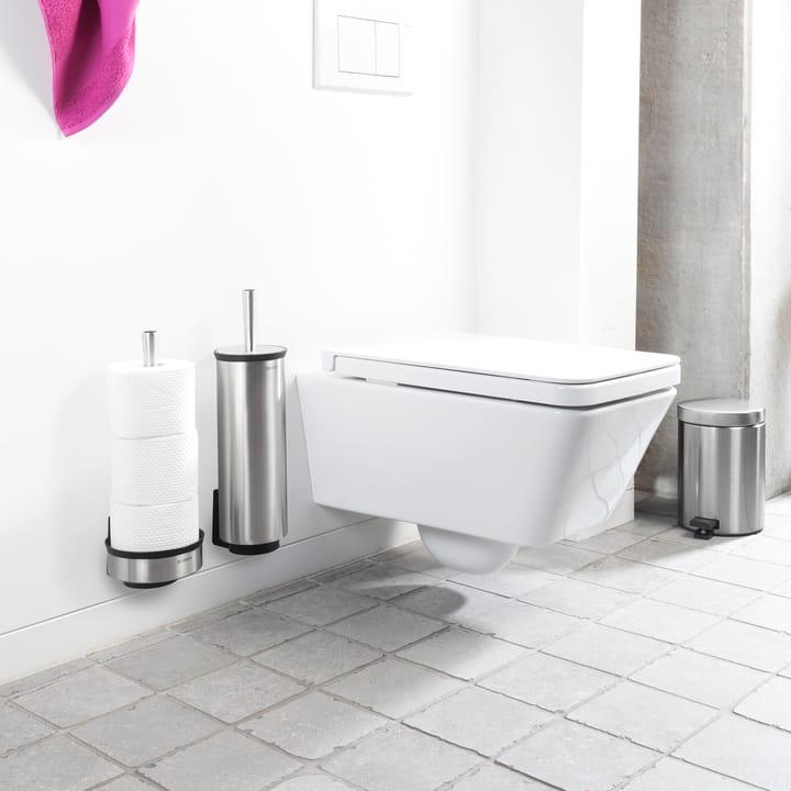 Profile toalettpappershållare för 3 rullar - matt steel - Brabantia