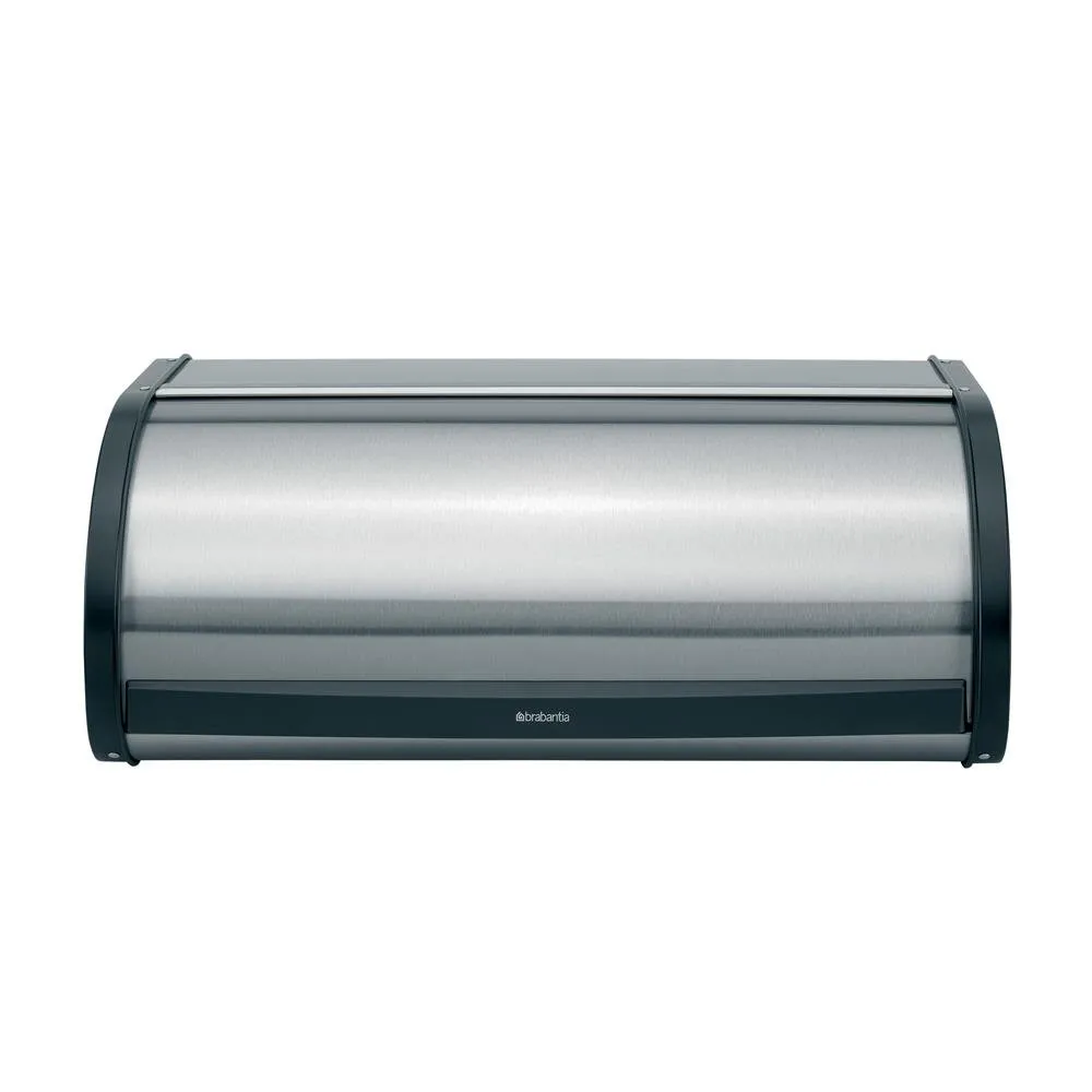 Roll Top brödlåda large, matt steel (silver) Brabantia