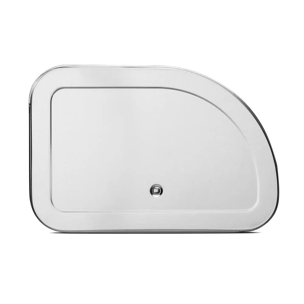 Roll Top brödlåda medium, matt steel Brabantia