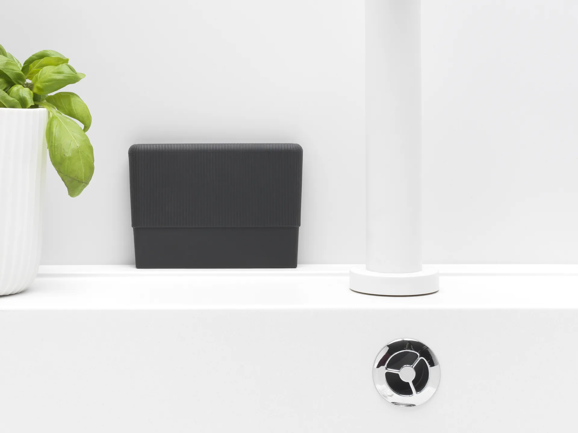 Sinkside diskskrapa, Mörkgrå Brabantia