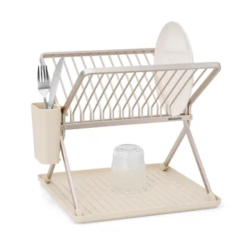Sinkside hopfällbart diskställ 37 cm - Soft Beige - Brabantia