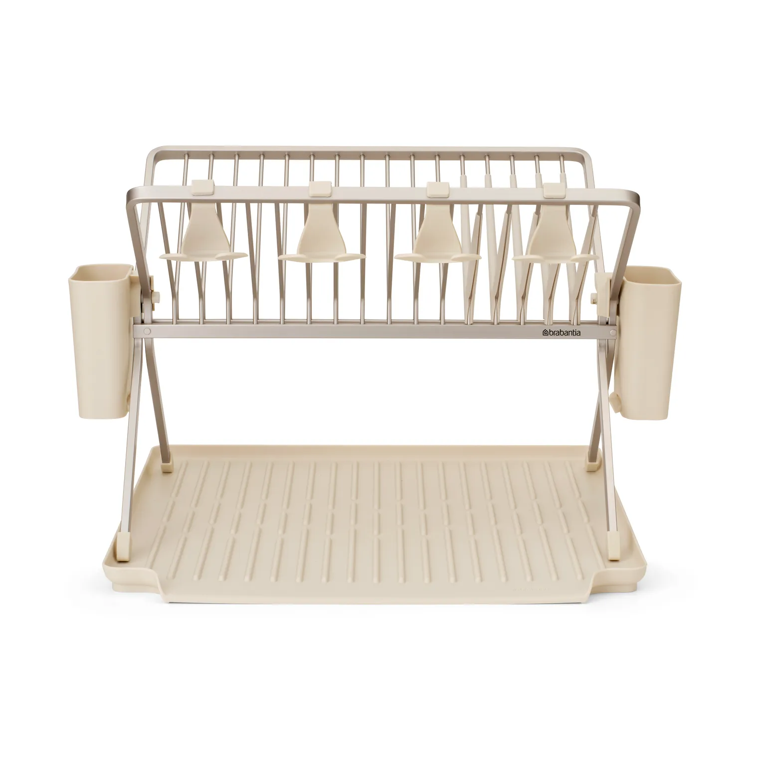 Sinkside hopfällbart diskställ 51 cm, Soft Beige Brabantia