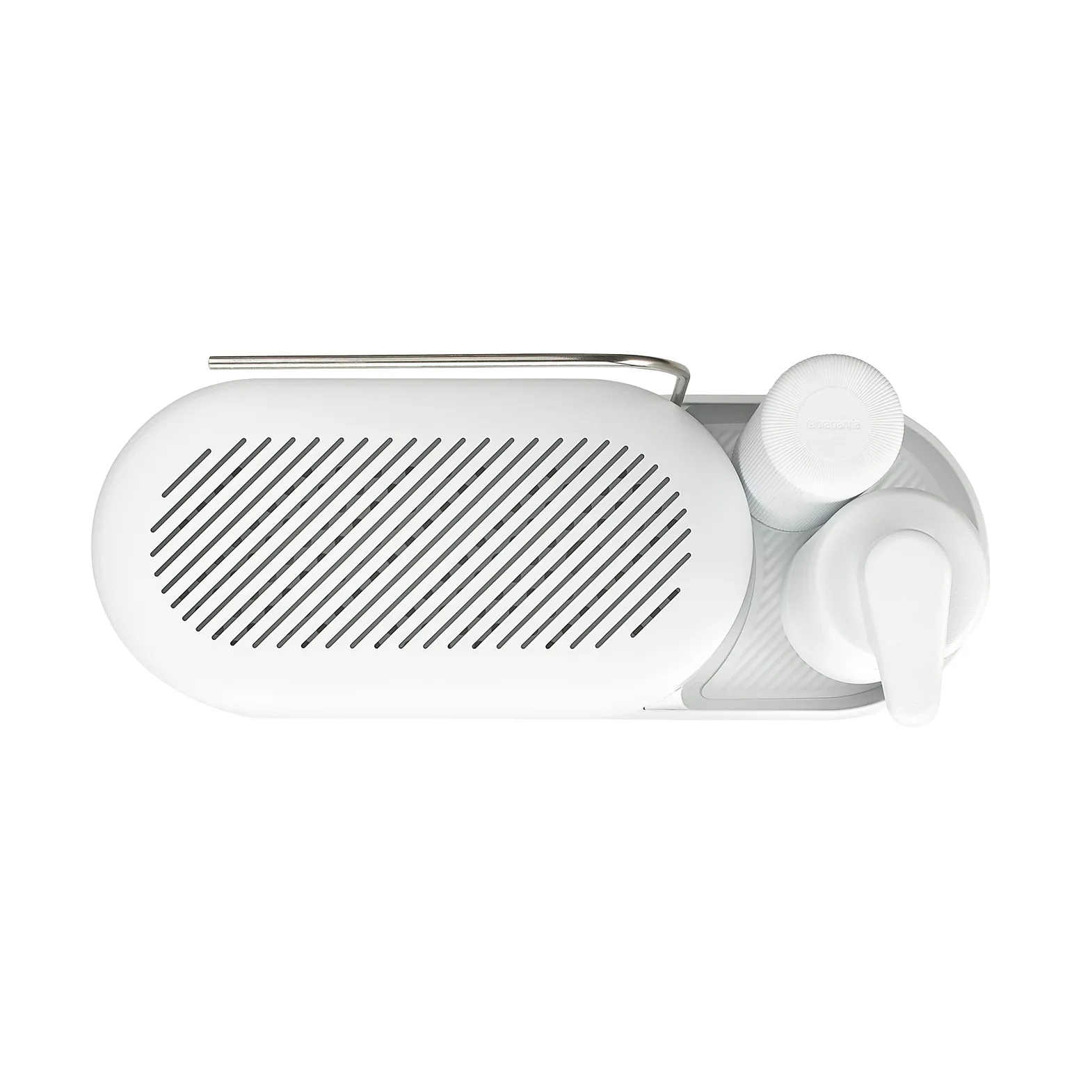 SinkStyle diskbänksorganiserare set 3 delar, Mineral Fresh White Brabantia