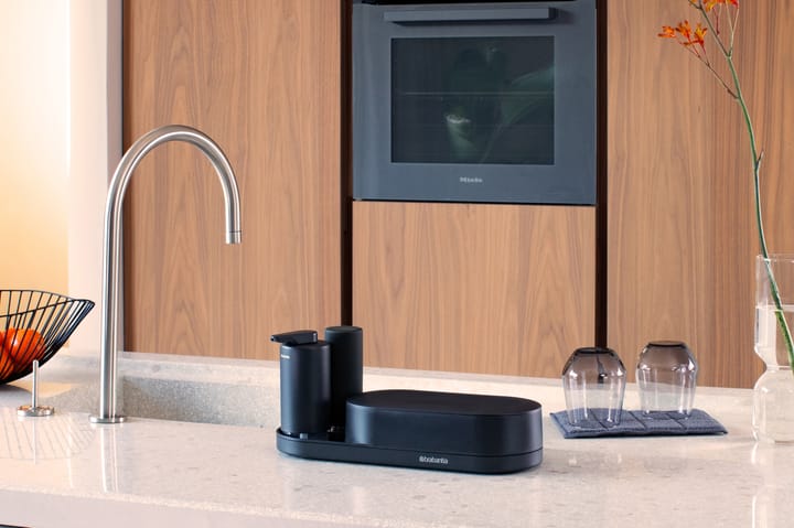 SinkStyle diskbänksorganiserare set 3 delar, Mineral Infinite Grey Brabantia
