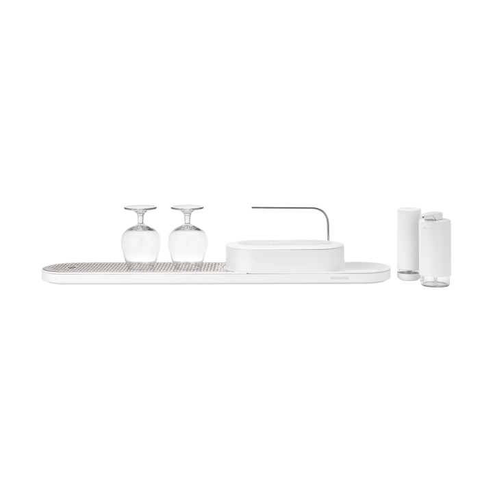 SinkStyle diskbänksorganiserare set 4 delar - Mineral Fresh White - Brabantia