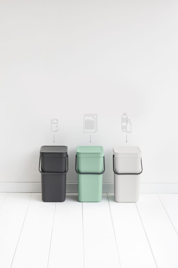 Sort & Go avfallshink 12 liter - Jade green - Brabantia