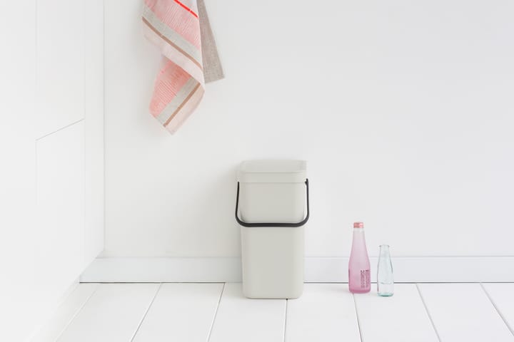 Sort & Go avfallshink 12 liter, Ljusgrå Brabantia