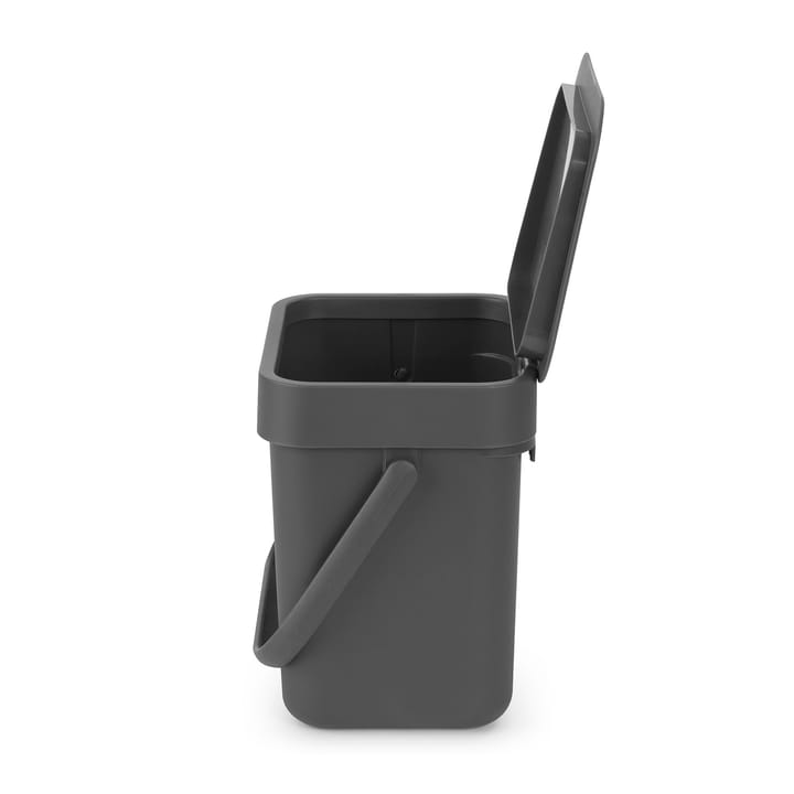 Sort & Go avfallshink 3 L, Grå Brabantia