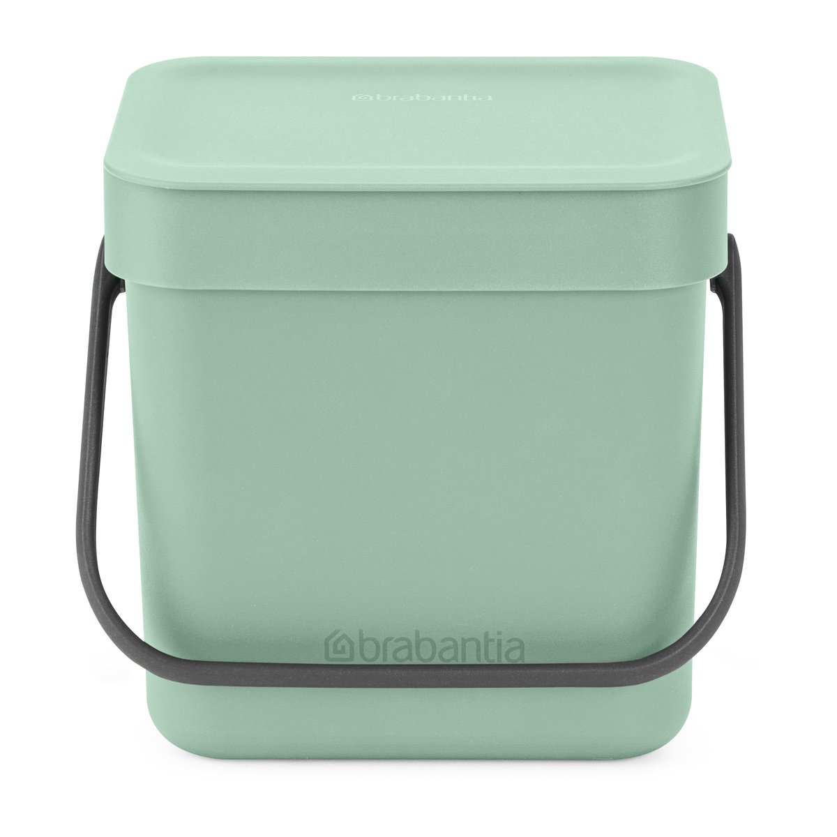 Brabantia Sort & Go avfallshink 3 L Jade green | Skandinavisk Design | Sorteringskärl | Grön