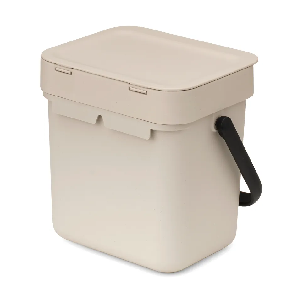 Sort & Go avfallshink 3 L, Soft Beige Brabantia