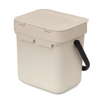 Sort & Go avfallshink 3 L - Soft Beige - Brabantia