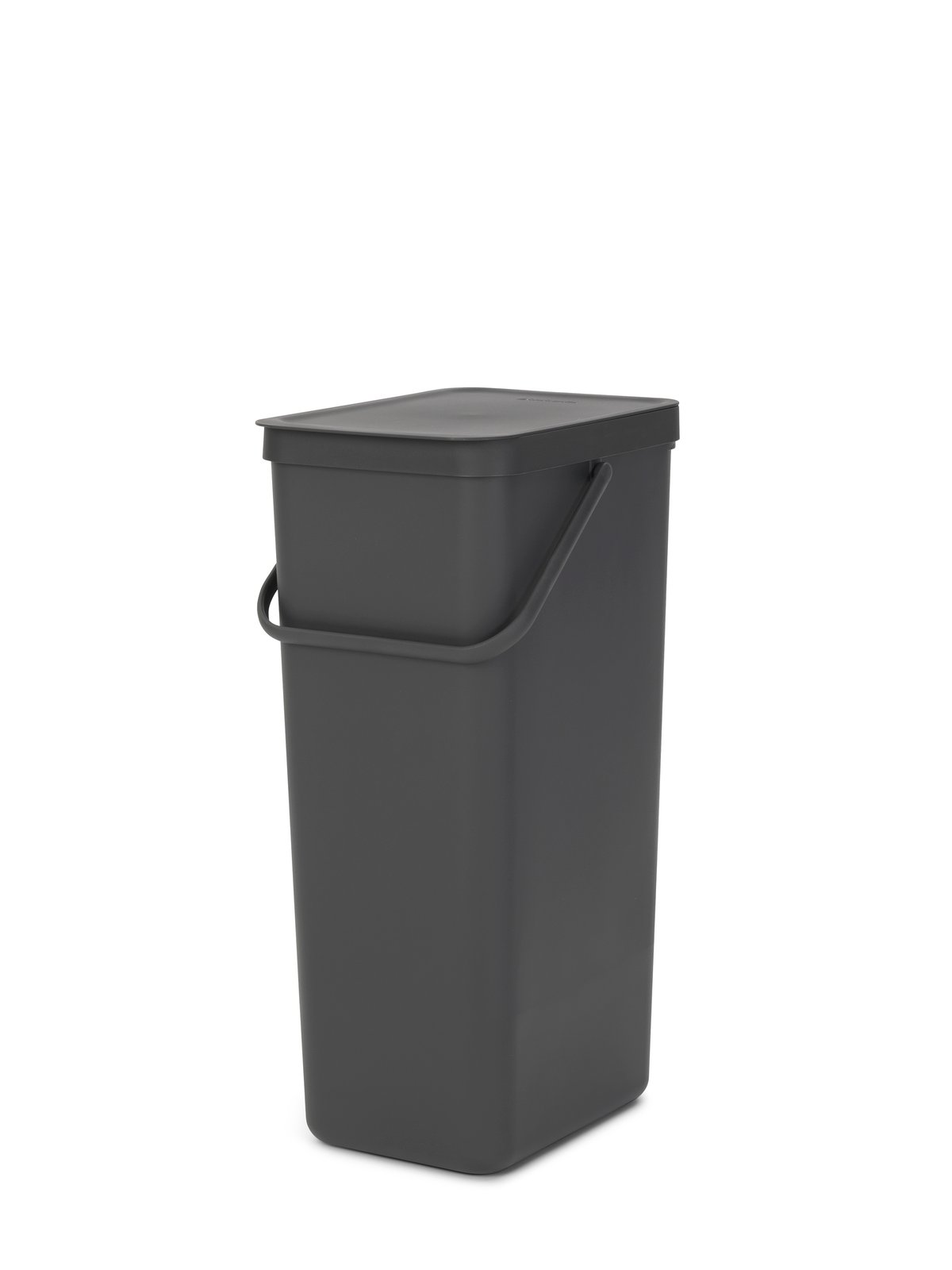 Brabantia Sort & Go avfallshink 40 L Grå | Skandinavisk Design | Sorteringskärl | Grå