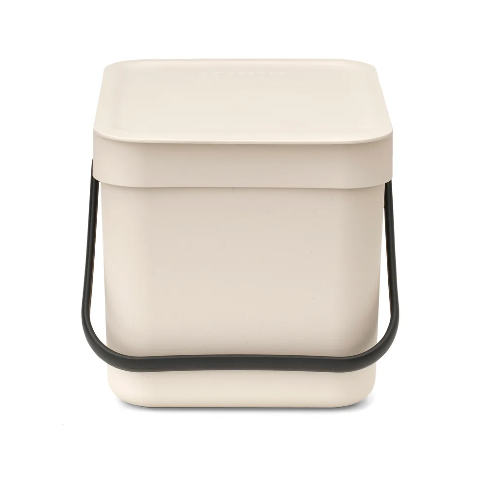 Sort & Go avfallshink 6 liter, Soft Beige Brabantia