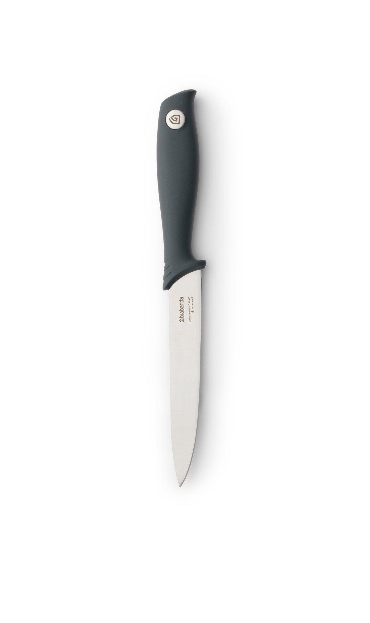 Brabantia Tasty grönsakskniv 32,8 cm | Skandinavisk Design | Matbestick | Grå