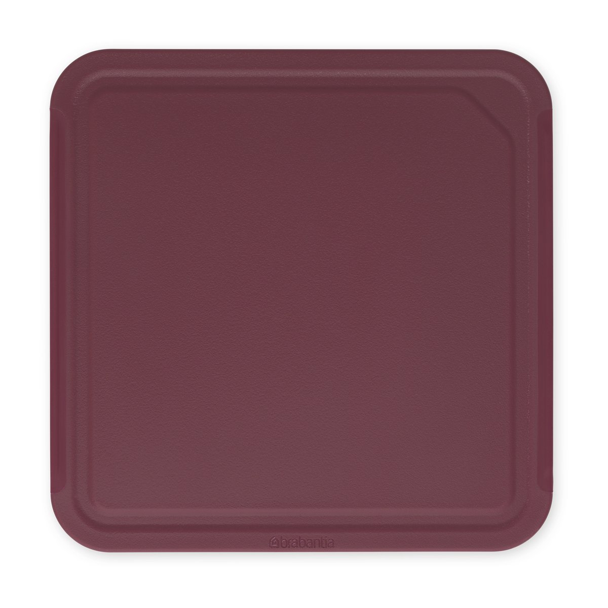 Brabantia TASTY+ skärbräda medium 25x25 cm Aubergine red